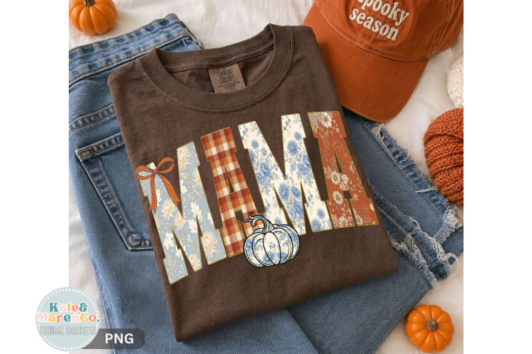 Fall Mama PNG | Mom Pumpkin PNG | Mama Autumn PNG