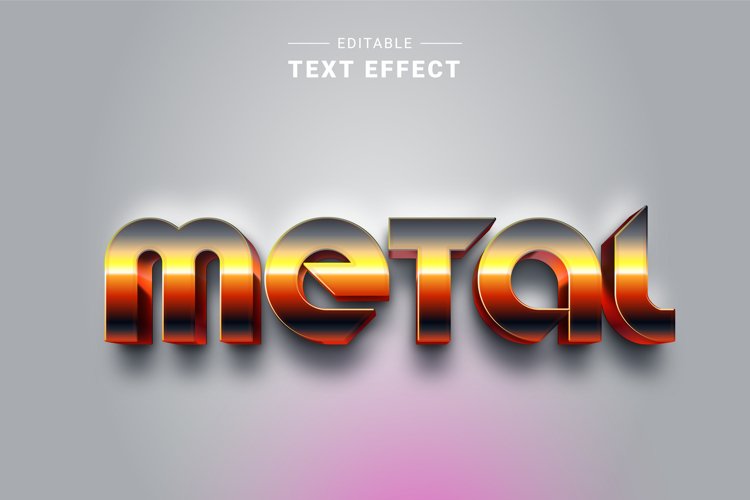 Editable Text Effect for Illustrator. Vector Graphic styles