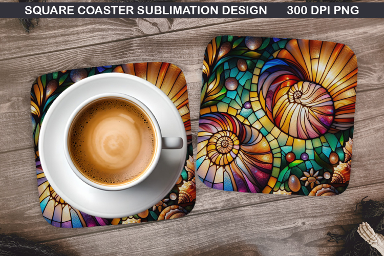 Summer Coaster Sublimation, Summer Coaster PNG Design
