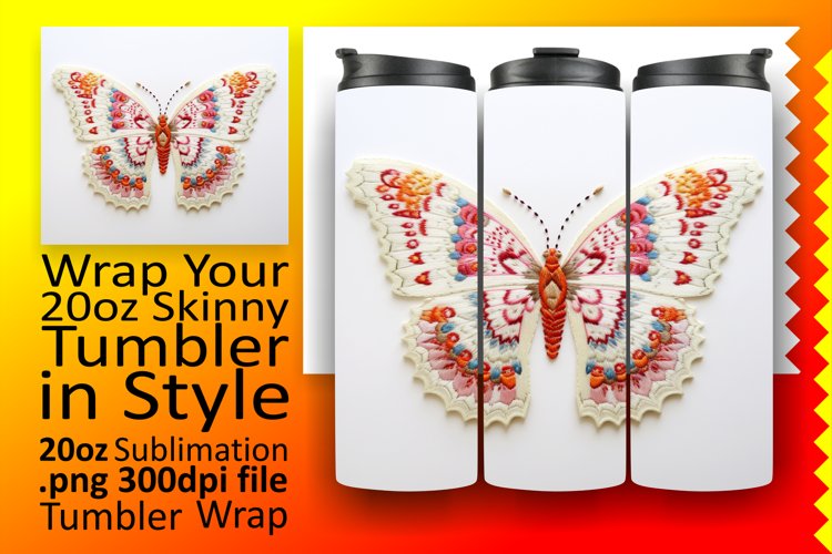 Butterfly Embroidery Image 8