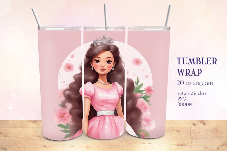 Princess Tumbler Wrap Sublimation