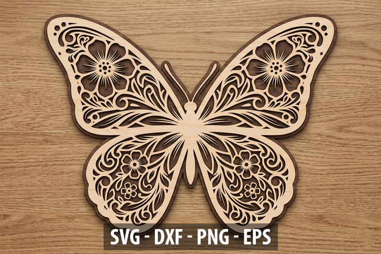 Floral Cut File for Cricut & Laser