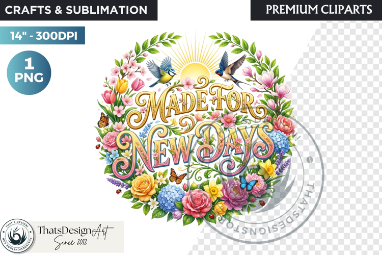 Bloom & Bright Spring Quotes for Sublimation and POD