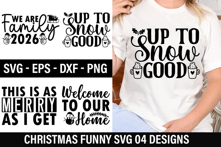 Funny Christmas SVG Design - This is As Merry As I Get
