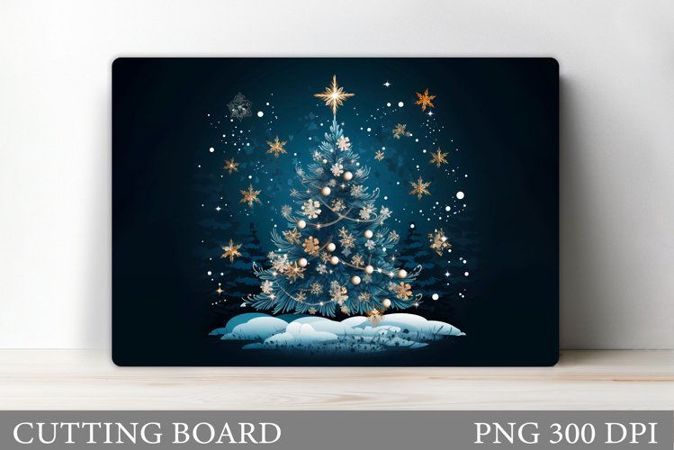 Christmas Tree Cutting Board. Cutting Board Design example image 1