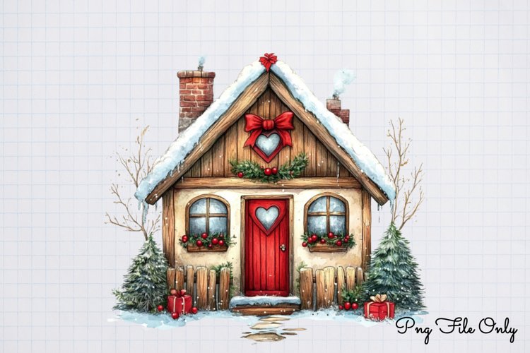 Farmhouse Clipart Image 24