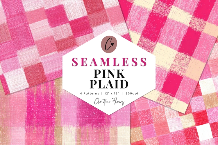 Seamless Pink Girly Digital Paper