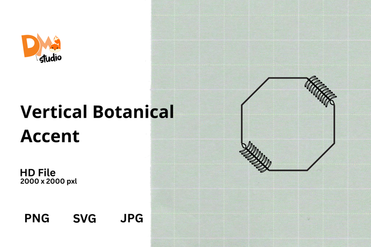 Vertical Botanical Accent
