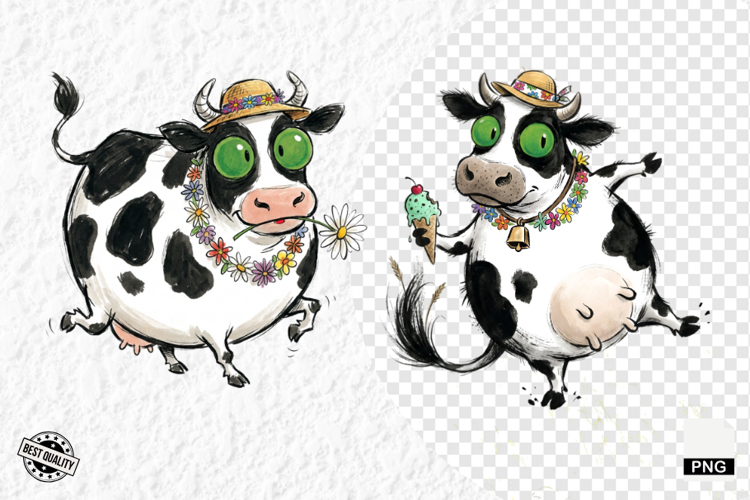 Cute Cow Clipart Image 15