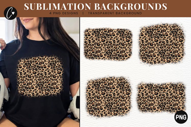 Leopard Print Sublimation Background