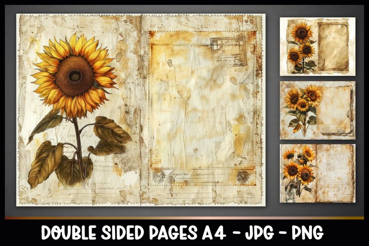 Sunflowers Background Image 17