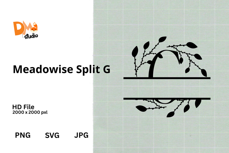 Floral Monogram Letter Svg