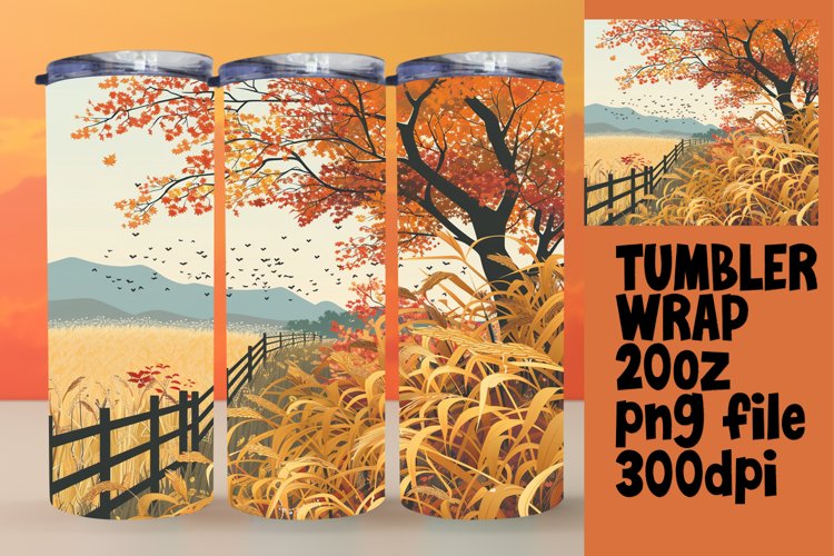 Fall Tumbler Wrap Image 24