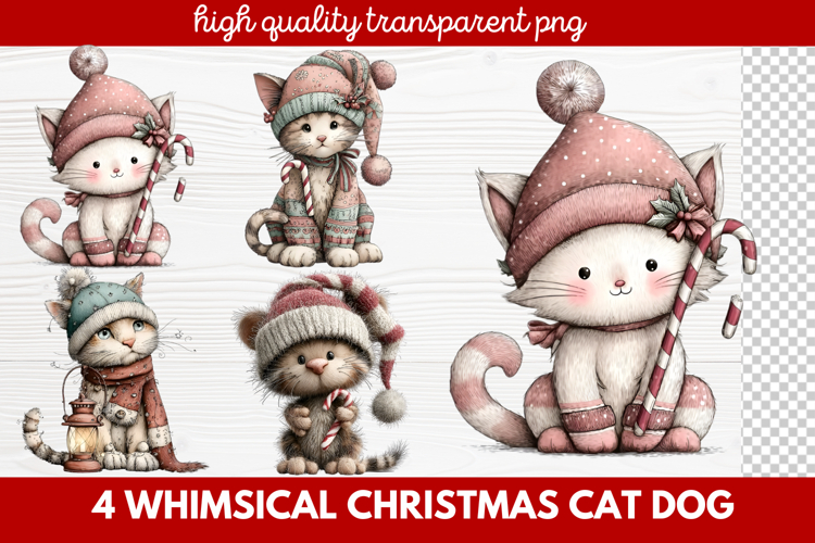 Christmas Dog Clipart Image 9