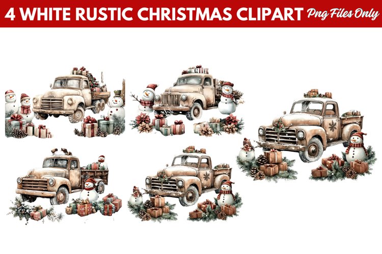 Rustic Christmas Clipart Image 12
