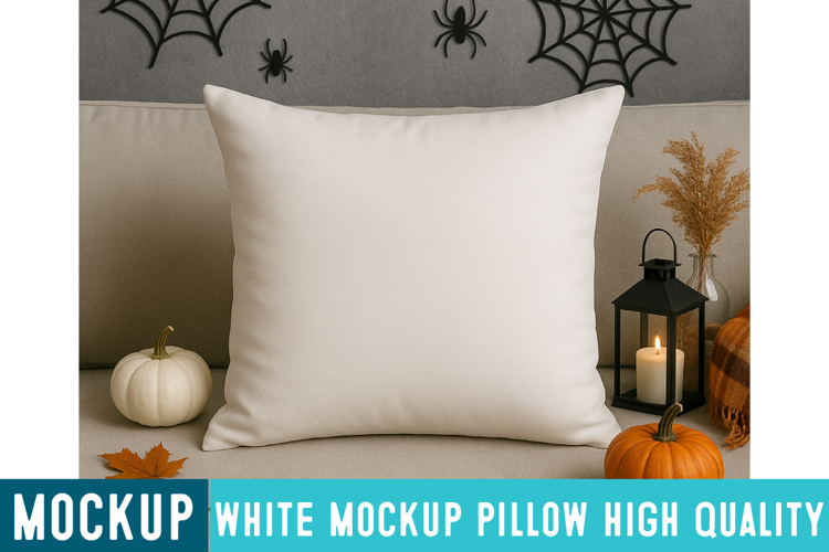 White Pillow Mockup,Mockup,Fall Pillow Mockup,Fall Mockup