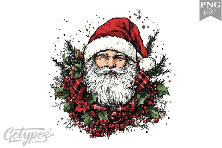 Santa Christmas Clipart Image 15