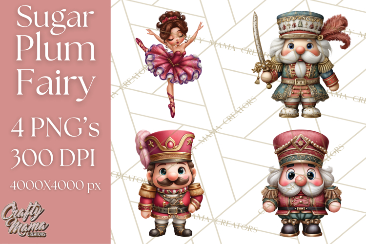Nutcracker Ballet Clipart PNG, Sugar Plum Fairy   Soldiers
