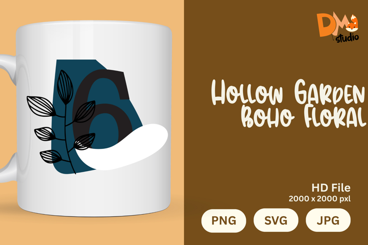 Boho Floral Svg Image 15