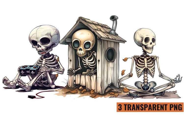 Skeleton Clipart Image 12