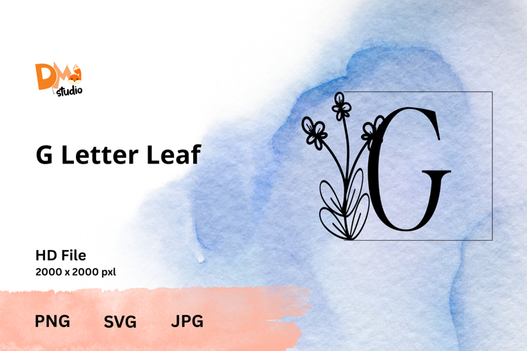 Letter Leaf Monogram