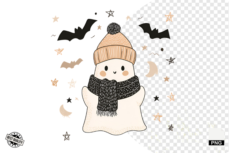 Cute Halloween Ghost Clipart