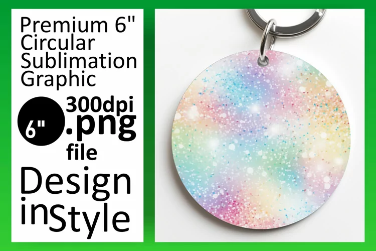 Gleaming Round Sublimation Style