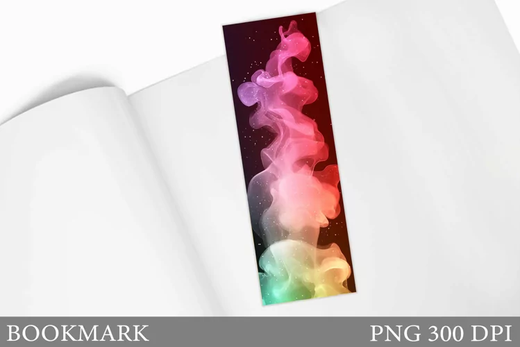 Abstraction Bookmark Design. Abstract Bookmark Sublimation