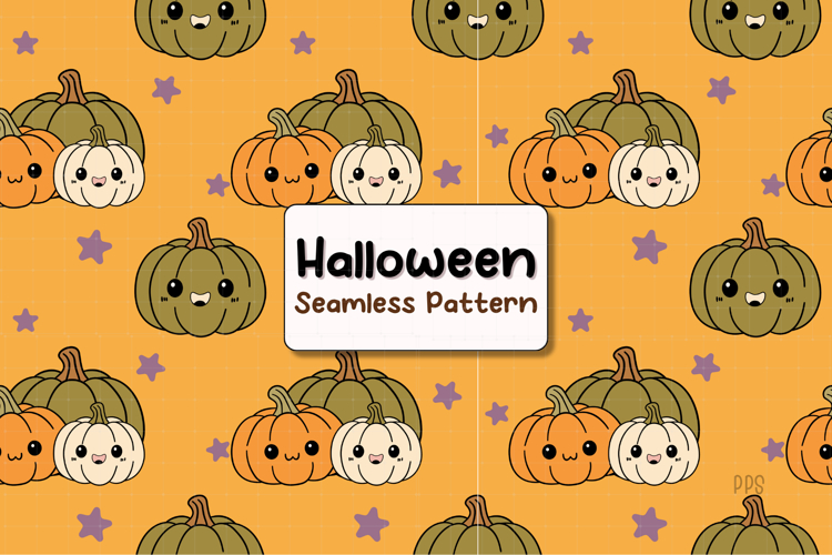 Halloween Seamless Pattern Pumpkin