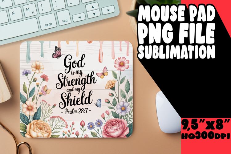 VIBRANT DESK PAD SUBLIMATION ART, Christian