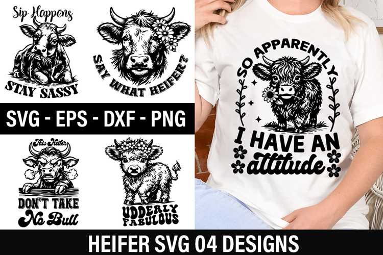 Heifer SVG Design - This Heifer Don t Take No Bull
