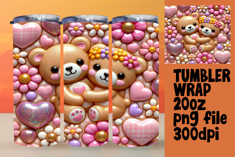 VIVID 20oz Tumbler Wrap for Creative Ideas , Sweet Animals