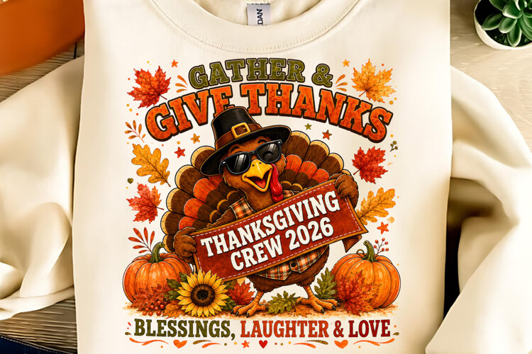 Thanksgiving Sublimation, Fall Pumpkin PNG, Funny Autumn PNG example image 1