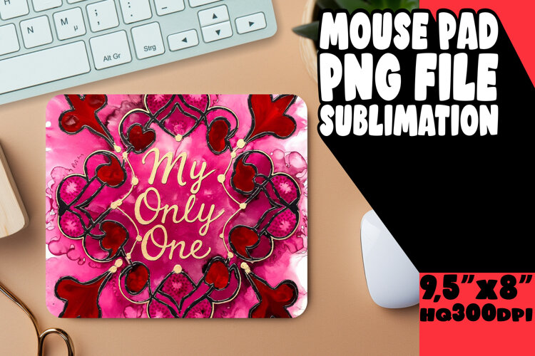 COZY mouse pad Inspirational Art, Love example image 1