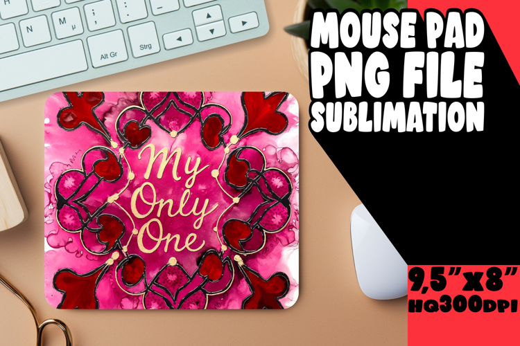 COZY mouse pad Inspirational Art, Love