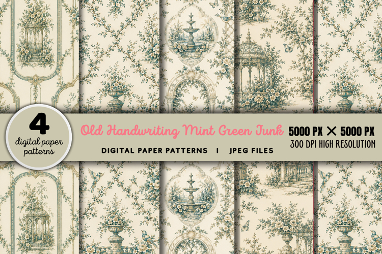 Mint Green Background Image 2
