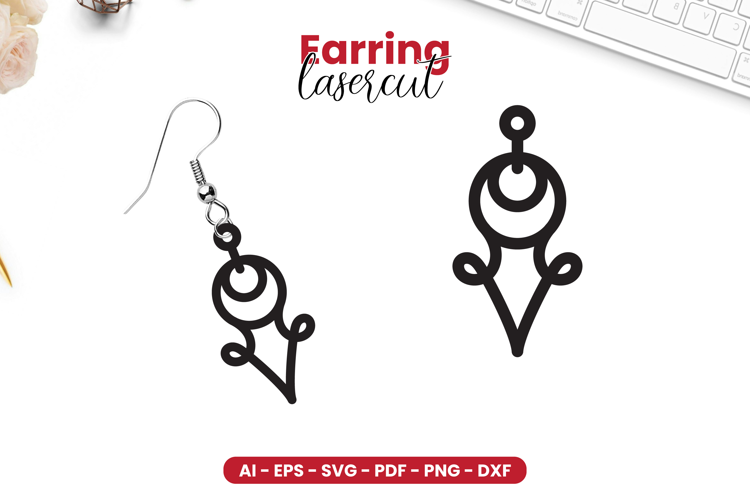 Earring LaserCut - Lasercut File
