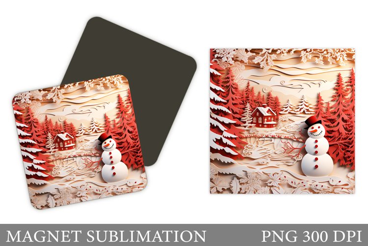 Cute Snowman Clipart Image 3