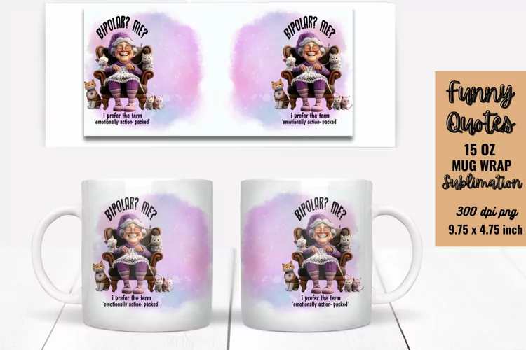 Funny Mug Wrap Sublimation, Mug Wrap PNG