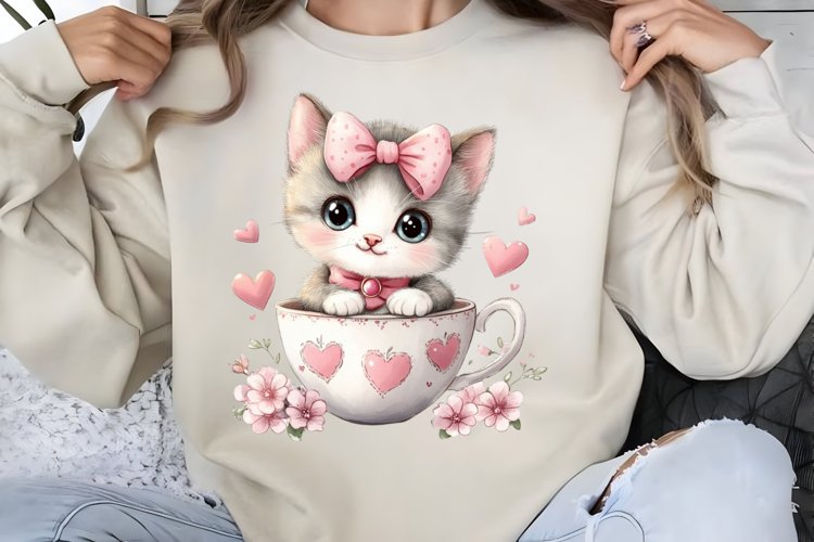 Cute Cat Clipart Image 22