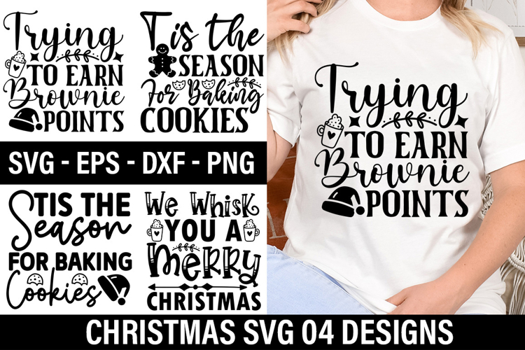 04 Christmas SVG Design - Tis the Season for Baking Cookies