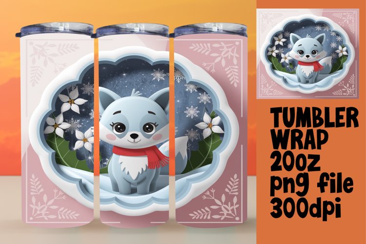 Christmas Tumbler Wrap Image 5