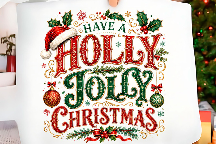 Have a Holly Jolly Christmas Png example image 1