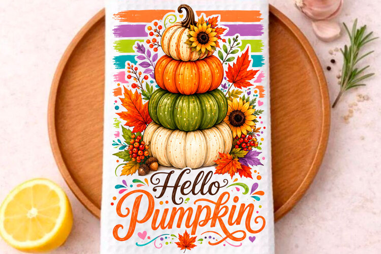 Halloween Kitchen Towel PNG, Funny Halloween PNG, example image 1