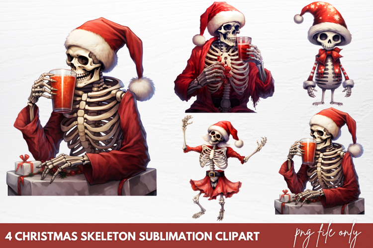 Dancing Skeleton Clipart Image 10