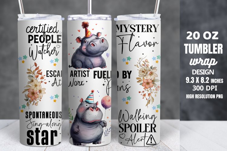 Funny Quotes 20oz Skinny Tumbler Sublimation