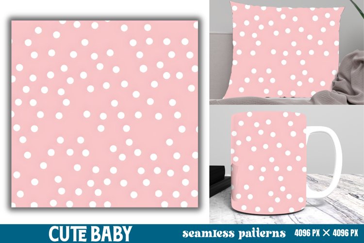 Cute Baby Pastel Digital Papers example image 1