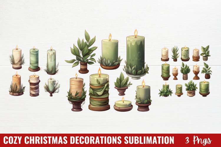 Christmas Watercolor Clipart Image 2