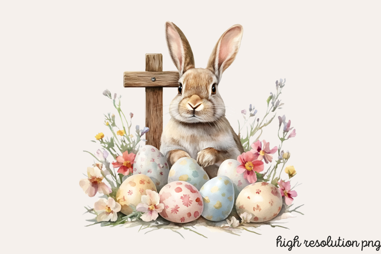 Easter Cross Clipart Image 15