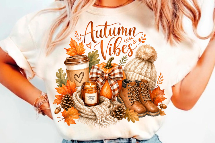 Fall T-shirt design PNG Thanksgiving quotes PNG